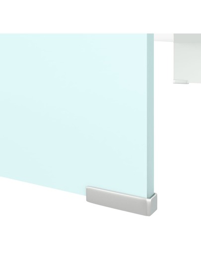 VidaXL TV St /Monitor Riser 90x30x13 Cm Glass Groen view 6