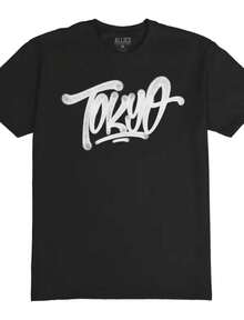 Tokyo Handstyle T-Shirt _ Graffiti Street Art Unisex Tee _ Anime Manga Gift & Souvenir For Tokyo Travelers - màu đen - Xem 1