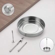 New Adjustable Multi-Section Height Multi-Function Strong Magnetic Mosquito Coil Sandalwood Incense Holder With Tray, For Home And Outdoor Use - Silver - View 14