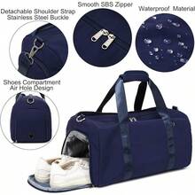 Training Bags - Navy Blue Nylon - View 3
