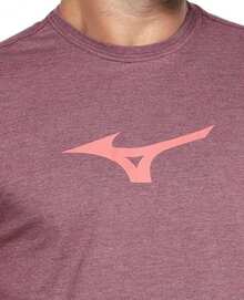 Mizuno Run Spark Men's T-Shirt - Burgundy - 紫紅色 - 查看 3
