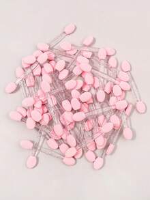 100/20/50Pcs Nail Art Brush Double Sided Chrome Pink Black Multifunctional Nail Brush Nail Powder Applicator Sponge Sticks Nail Supplies Equipment Coloring Tool - Multicolor - View 4