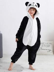 MICHLEY One-Piece Cartoon Animal Cute & Soft Sleeping Bag, Unisex, Suitable For Everyday Wear - Multicolor - View 3