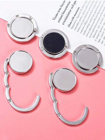 Creative Bag Hanging Rack Handbag Hook Folding Storage Rack Portable Key Ring Alloy Table Hook Hardware Home Organizer,Bag Accessories