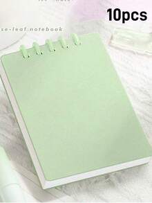 1-20pcs Customized Loose-Leaf Macaron Notebook, Office & Study Supplies, 80 Pages. Compact & Portable, Suitable For Classroom Notes, Recording Client Needs, Schedule Planning And Life Organization.