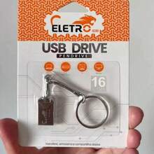 ELETRO Brand High Speed Metal USB Flash Drive 8G 16G With Keychain Compatible With Cell Phones And Laptops - EL-aU-16 16G - View 6