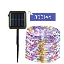 Lumină solară LED pentru exterior, impermeabilă, cu șir de lumini de Crăciun și Halloween, feston, lampă LED pentru grădină, consumabile pentru petrecere