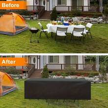 Multi-Size Outdoor Patio Garden Furniture Waterproof Cover, Dustproof Protector For Chairs, Sofas, Tables, Christmas Decor, Winter Snow Protection,Kitchen Decor,Household Items,Mother's Day Gift,Bedroom Decor,Garden,Kitchen Decor,Summer,Beach,Travel Essentials,Room Decor,Squishy,Graduation - Multicolor - View 5