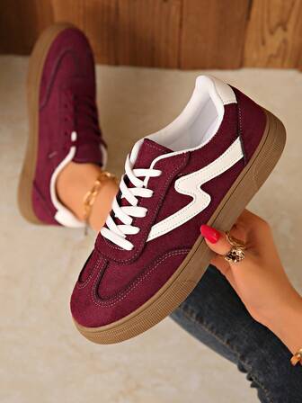 Women's Casual Yellow Sneakers, Comfortable Flat Casual Shoes, Breathable Walking Shoes, Fashionable Breathable Shoes