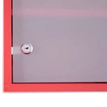 HOMCOM First Aid Cabinet, Medical Cabinet Made Of Stainless Steel With Lock, Model 3 Practical For Home And Office - 1 - 查看 6