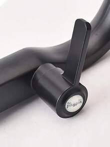 1个现代单孔锌合金水龙头，单冷水浴室洗手盆水龙头，单把手高拱形浴室洗手盆水龙头，带陶瓷阀芯，抛光拉丝表面，适用于厨房、酒吧、浴室和洗手间，家庭、酒店和房车洗手盆，现代家居必备配件，送给家人和朋友的惊喜礼物