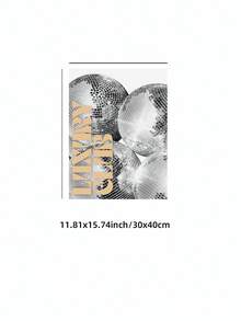 1/3pcs Frameless Gold Leopard Wall Art Set, B&W Gallery Wall Prints, Luxury Glam Decor For Office, Girls Room | Back To School, Room Decor, Dorm Essentials, Vintage Posters, Wall Prints, Bedroom Decor, Gift - Gold - View 10