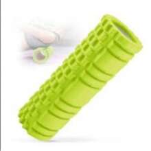 Rolo de Massagem Foam Roller em PVC e EVA - Verde - Visão 2