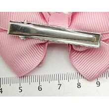 LAÇO PARA CABELO INFANTIL TECIDO ROMÂNTICO - Coral - Visão 4