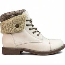 Women's Hiking Style Boot - Duena - Winter White/Burn/Fab/Fleece - View 4