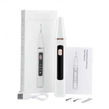 Ultrasonic Teeth Cleaner, Electric Teeth Cleaner, Timing Function, 3 Cleaning Modes, Built-In Lighting Spotlight, Suitable For Home, Office And Travel. - White - View 9