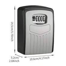 King of Cars A Larger-Sized And Thicker Password Safe And Key Case. The Surface Of The Box Features Stripes, Presenting A Simple And Fashionable Look. It Comes In Black And Gray Colors And Can Be Used To Store Cash, Jewelry, Accessories And Valuable Items. The Thickened Material Makes It More Durable And The Password Opening Is More Convenient.