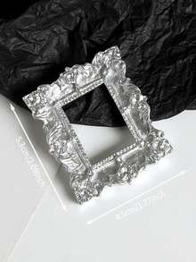 10个/1个复古奢华巴洛克风格树脂相框装饰，圣诞DIY童话娃娃屋迷你相框装饰，适合圣诞娃娃展示，送给家人和朋友的惊喜礼物，珠宝店景观配件