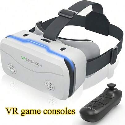 VR Glasses 3D Movie All-In-One Game Console Immersive Virtual Reality Glasses Panoramic 3D Head-Mounted Let You Immerse Yourself
