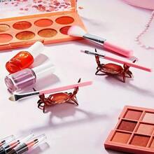 1 件螃蟹形多功能桌面配件，防水创意礼物，手机和眼镜架，举重手机支架，螃蟹形桌面收纳架