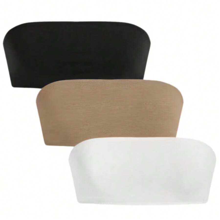 Kit With 2 Toppers, Basic Strapless Top Tube. - trắng - Xem 1