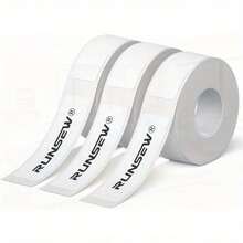 Label Maker Tape Compatible With Phomemo D30 Priner White Sticker Thermal Paper SelfAdhesive Waterproof 12 X 40mm 0.47 X 1.57in 180 Labels Roll 3 Rolls