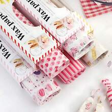 50/100pcs Premium Quality Specialty Baking Paper For Restaurants - Versatile, Uncharged, Durable & Easy-To-Clean - For Cafés, Bakeries, Bars, Buffets - Ideal For Sandwich Wrapping, Fries, Burgers Baking & Cooking - Perfect For Professional Kitchens, Cooking Utensils - 黃色 - 查看 3