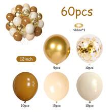 35/60 pièces Ensemble de ballons en latex épais violets, ballons premium de 12 pouces vert sauge, bleu canard, jaune rétro, brun noix de coco. Avec des ballons confettis. Idéal pour les anniversaires, mariages, révélations de sexe, baby showers, fêtes de tournesols, remises de diplômes, décorations de fête.