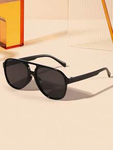 1/3 件女士亚克力波西米亚飞行员 Toadstools 时尚眼镜，适合节日出游和夏季海滩度假、户外、旅行的节日礼物，时尚眼镜豹纹玳瑁波西米亚风格超大飞行员镜框，适合度假、海滩、旅行