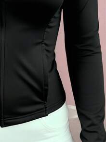 Damen Yoga Jacke, Lässig Sport Jacke - Langarm, Taschen, Reißverschluss, geeignet für Yoga, Laufen, Radfahren, Fitness Aktivitäten, perfektes Geschenk für weibliche Fitness Enthusiasten, Herbst/Winter