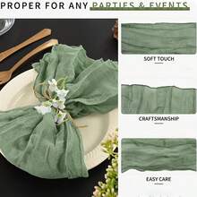 42pcs Christmas Napkins, 17.72x17.72cm Crinkle Soft Fabric Napkins, Suitable For Wedding Party Events Table Decoration Home Decor Christmas Decorations Room Decor Winter