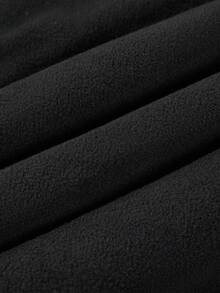 SOLOCOTE 少女长袖连帽拉链口袋羽绒服，加厚冬季休闲外套，适合圣诞派对