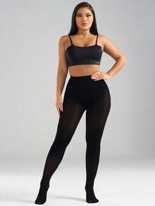 1 par de medias sexys de 60D para mujer, medias transparentes marrones, pantimedias de moda y sencillas