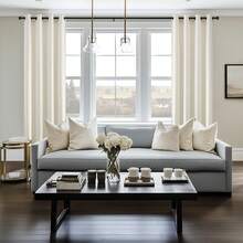 Topfinel 4-Piece Privacy Blackout Curtains,  Soft Velvet Curtains Suitable For Living Room Bedroom Grommet Top Blackout Curtains, Luxury Curtains For Home Decoration - IVORY - View 2