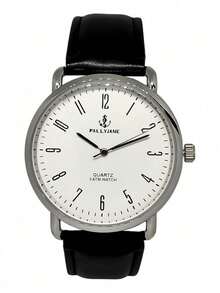 Men's Watch With Leather Strap And Metal Original Launch - Prata - View 2