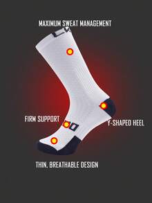 1 双装运动骑行袜，彩色防臭踝部跑步运动袜，适合骑行、跑步、徒步运动、健身房、网球、高尔夫、工作等场合。 - 彩色 - 查看 2