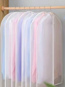 10/5pcs Transparent Garment Dust Bags, 4 Sizes, Suit Bags With Zipper, Dress Covers, Transparent Storage Bags For Clothes - Protect And Organize Your Wardrobe - Clothing Dust Bags - View 2