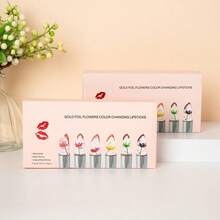 A Set Of Huahua Fruit Juice Lipstick, Which Can Provide Moisture And Lasting Nutrition As The Temperature Changes, Accompanied By A Magic Color Changing Lip Glaze 3Pcs - Nhiều màu 2 - Xem 7