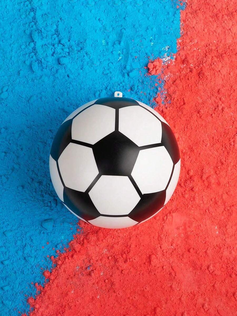 2/3pcs Set (Includes Football + Blue Powder Pack + Pink Powder Pack) Gender Reveal Football Party - Multicolor - View 1