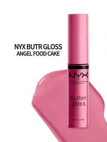 NYX 黄油唇彩 15 天使蛋糕 0.27 盎司/8 毫升 彩妆唇彩 唇彩 柔和的粉色色调 顺滑的涂抹 轻盈的配方 不粘腻的光泽 非常适合日常妆容 女朋友 妻子 母亲 朋友 生日 毕业派对 旅行 露营 户外 学校 校园旅行 节日 周年纪念 秋季 秋季万圣节 秋季妆容 - 15 Angel Food Cake - 查看 2