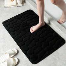 1pc Stone Pattern Bath Rug Home Bathroom Decor Floor Carpet Outdoor Rug Door Mat Fall Decor Bathroom Accessories Back To School Entryway Decor