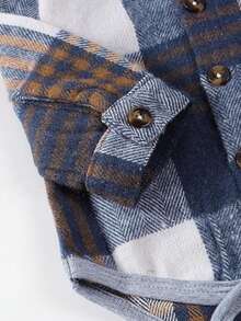 Newborn Baby Boy Clothing Baby Hoodie Bodysuit Fall Winter 1 3 6 9 12 18 Month Baby Boy Clothing - Multicolor - View 5