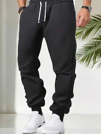 Men's Regular Thin Personalized Printed Pattern Fashion Casual Pants With Pockets, Drawstring Waist, Suitable For Spring/Autumn, Casual Wear, Commuting, Outdoor, Vacation, Great Gift For Husband/Boyfriend