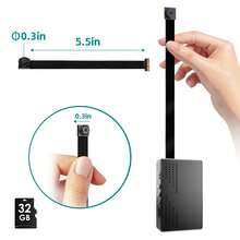 DIY Module Camera 1080P Portable Loop Recorder With 32GB Memory Card, Motion Detection Surveillance Camera For Pets, Outdoors And Home Offices