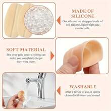 4pairs Silicone Bra Strap Cushions, Non- Shoulder Pads Comfort And Support, Underwear Accessories Women,Comfortable Non- Silicone Shoulder Pads Women's Lingerie And Underwear - Say Goodbye To Bra Strap Discomfort! - 隨機顏色 - 查看 8