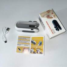 1个食品包装袋封口机，内置磁吸式USB充电电池，便携式迷你热封机，适合野餐和旅行，手动按压式塑料袋封口机，神奇的封口工具，适用于薯片袋、饼干袋、零食袋等，可重复密封，配有充电线，16W功率，非常适合家庭和旅行使用。 - 彩色 - 查看 10