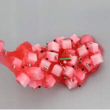 1 件超柔软黄油史莱姆，棒棒糖冰棒可爱迷人，派对礼品香味史莱姆，DIY 造型粘土史莱姆，适合各种节日和场合，男孩和女孩的圣诞礼物（颜色可能因批次而异），随机包含一些配件