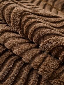 1件装毛绒羊羔绒沙发座垫套 - 防滑保暖座垫，适用于组合沙发，宠物友好型1/4沙发保护垫