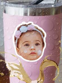 1-84 piezas Pegatinas de fotos personalizadas, pegatinas personalizadas, pegatinas de rostros, pegatinas de fotos para fiestas de cumpleaños de niños, pegatinas de patrocinio, pegatinas para botellas de agua, pegatinas para portátiles, adecuadas para aniversario, Día de San Valentín, Día de la Madre, cumpleaños, Día del Niño, Día del Padre, graduación, boda, inauguración de la casa, se pueden decorar la sala de estar, el dormitorio, la oficina, la sala de té, el hogar, el comedor, también adecuadas para Halloween, Navidad, calendario de vacaciones.