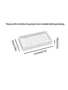 浴室托盘大理石板，2 件托盘浴室托盘大理石托盘硅胶制成，白色大理石纹理，适用于浴室、浴缸厨房水槽和浴室硅胶托盘 - 彩色 - 查看 12